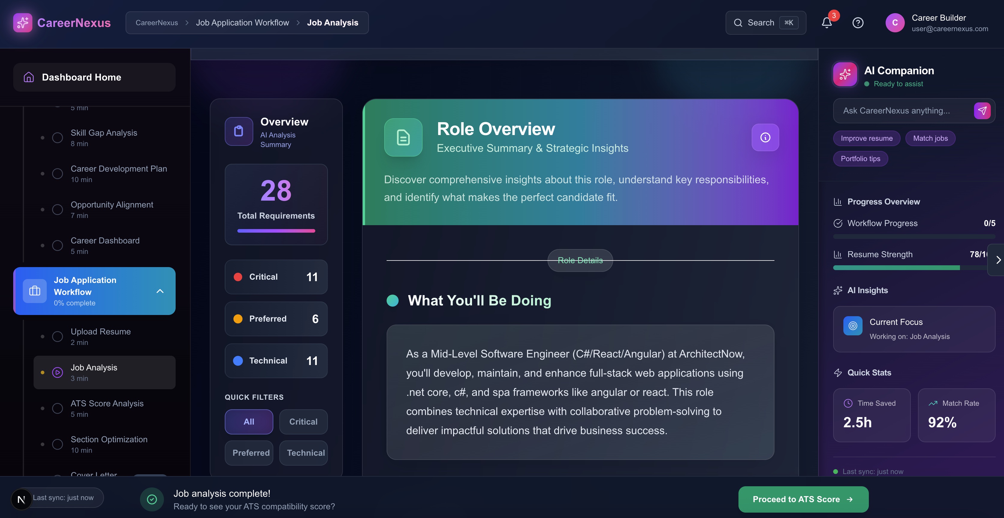 Job Analysis Dashboard